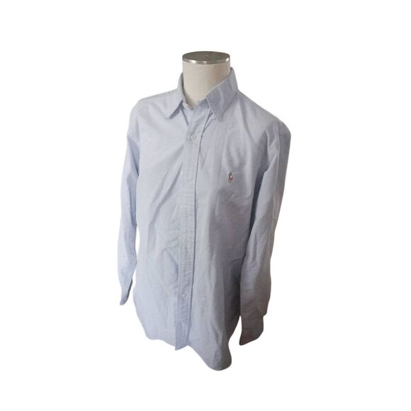 Ralph lauren men's button down medium blue - Picture 1 of 4